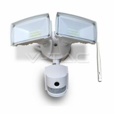 18W LED Floodlight with WiFi Sensor Camera White, VT-4818 V-TAC SKU5745