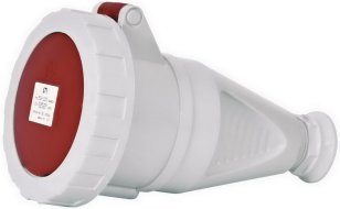 Průmyslová zásuvka na pohyblivý přívod 3F IP67 32A 400V 3p+N+PE ETI 004482011