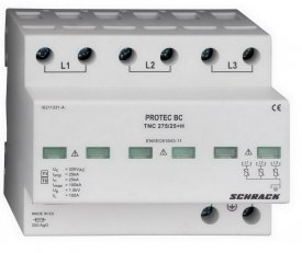 Svodič přepětí PROTEC BC TNC 275/25 SCHRACK IS211330-A