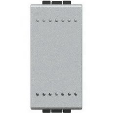 BTICINO LIVINGLIGHT TLAČÍTKO PODSVĚTLITELNÉ AUTOMATICKÉ SVORKY 1MODULOVÉ TECH