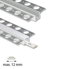 Hliníkový profil pro sádrokarton AU 55x15mm mléčný difuz 2m