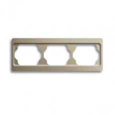 ALPHA EXCLUSIVE Trojrámeček vodorovný palladium 1723 KA-260 ABB 2CKA001754A4118