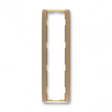 Rámeček čtyřnásobný svislý 3901E-A00141 25 kávová/led. opálová Element ABB
