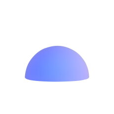 BLOB CD 38CM LED RGB 3W IP65 WH REDO 90168