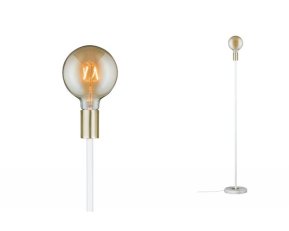 Stojací lampa Neordic Nordin bílá/zlatá/mramor 796.15 PAULMANN 79615