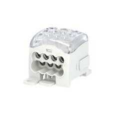 Blok pro rozdělení fází PDB 270 (PVB 230) 1pól. 270A 690V šedý/průhl. víko