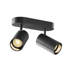 ASTO TUBE, stropní přisazené svítidlo, válcové, max. 2x 10 W, černé SLV 1006425