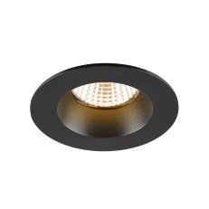 NEW TRIA 68 stropní vestavné svítidlo 2700K 38° IP20 / IP 65 kulaté černá