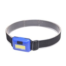 LED čelová svítilna, 3W COB, modrá SOLIGHT WH26