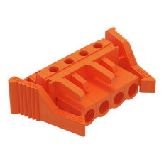 Pružinová svorkovnice THT úhlová 5,08 mm oranžová 4pól. WAGO 232-264/039-000