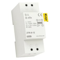 Zvonkový transformátor, 12V, 8VA ZTR-8-12 ELKO EP 8595188136815
