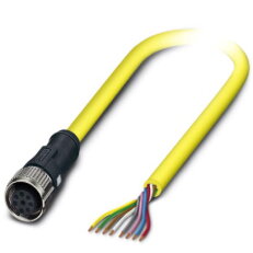 SAC-8P- 5,0-542/M12FS BK Kabel senzoru/aktoru 1406104