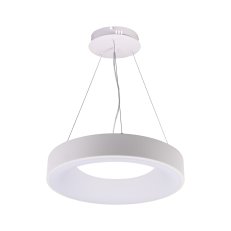 ZULU KZD60-W bílé kulaté závěsné TRIAK CCT LED svítidlo T-LED 105547