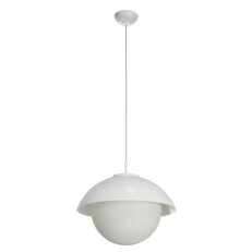 Závěsné LED svítidlo se skleněným stínidlem LUKIDA ST3 27W IP40 DALI 3K bílá