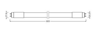 Světelný zdroj LEDVANCE LED TUBE T8 HF P 600 mm 7.5W 830