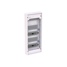 Nástěnná rozvodnice ABB AK650MB, multimediální., 12 modulů, 1 řada, 4 mont.desky
