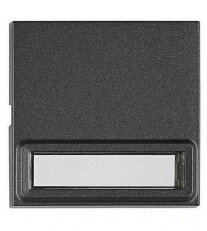 Kryt přístrojů s podsvětleným popisovým polem, antracit SCHRACK EV112211--