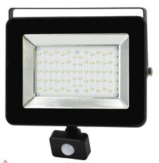 Reflektor LOFOT LED SMD 50W 4000K 4200lm IP65 pohyb. senzor černá BEMKO 105961