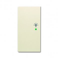 ABB Future linear,Solo Kryt 2nás levý symbol osvětlení slonová kost SRL-2-L-82