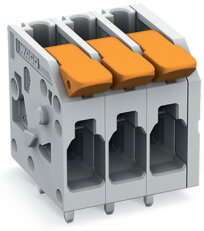 Svorka na desky plošných spojů, Páčka, 4 mm2, Enziánová modrá