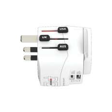 Cestovní adaptér PRO Light USB AC45PD -