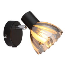 Nástěnné svítidlo ZACHERY černá matná 1x40W E14 IP20 GLOBO 54315S-1