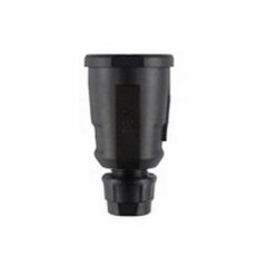 Zásuvka spojovací elamidová Schuko 3x2,5mm2, černá IP20 (1579100) ABL 100000073