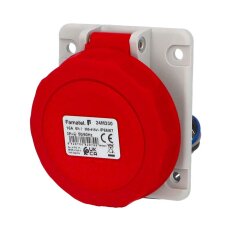 Zásuvka vestavná 24M330 IP66-67/400V/16A/4P 6h, šikmá 10°, mikrospínač SpeedPRO