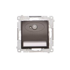 LED osvětlení s pohybovým senzorem 230V, 1.2 W, 4200 K, hnědý, matná DOSCB.01/46