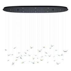 Závěsné svítidlo ADRADOS LED 35,2W IP20 černá EGLO 390436