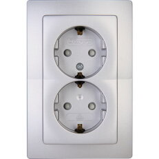 920920088 Double earthed socket outlet,