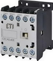 Miniaturní stykačové relé CECA0.40-230V-50/60Hz, 4p, 4xNO,10A ETI 004642393