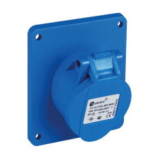 Vestavná zásuvka 3x16A/IP44, úhlová, Quick Connect TP ELECTRIC 316-6-ZS-Q