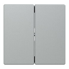 Dvojitá klapka, Merten System M, aluminium, termoplast matný SCHNEIDER 433560