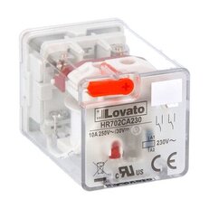 Lovato HR702CA230 Průmyslové relé 8 pinů 2 zap/vyp 10A 230VAC+LED