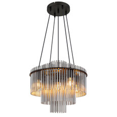 Závěsné svítidlo GORLEY černá matná 5xE27, max. 60W 230V GLOBO 15698H1