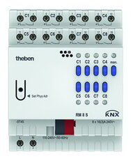 Spínací aktor RM 8 S KNX 8násobný, 16A,