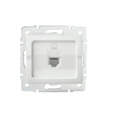 Datová zásuvka LOGI RJ45Cat 5e Jack 25108 Kanlux bílá