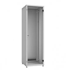 Rozvaděč LC-50 33U, 600x600 RAL 7035, skleněné dveře, 1-bodový zámek