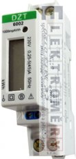 Elektroměr DZT 6002 0,25-45A CZ CEJCH, úředně ověřený E360