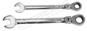 Klíč 17 očkoplochý+ráčnový Klíč 17 (chrom) TREMIS Z975