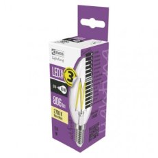 LED FLM CANDLE 6W(60W) 806lm E14 WW /1525281218/ EMOS Z74203