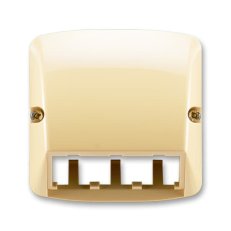 Kryt zásuvky komunikační pro Panduit Mini-Com 5014A-A00410 D béžová Tango ABB