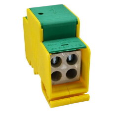 Distribuční blok DTB 120/4x35 žluto-zelený ELEKTRO BEČOV UB12035.24