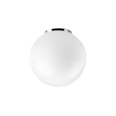 Přisazené svítidlo s plastovým stínidlem OSMONT SKAT 2 10W IP65II E27 chrom