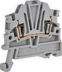 Řadová pružinová svorka ESP-HMM.1 500V 1,5mm2 šedá na DIN lištu ETI 003903130