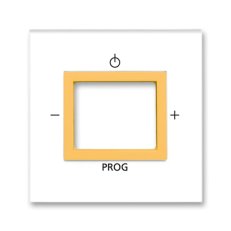 Kryt zesilovače s tunerem FM 3299M-A40200 43 bílá/ledová oranžová Neo ABB