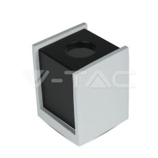 GU10 Fitting Concrete Surface With Gun Black Bottom Square, VT-860 SKU3143