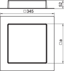 OBO 7404412 Forma pro vytvoření dutiny SK HB 245X245