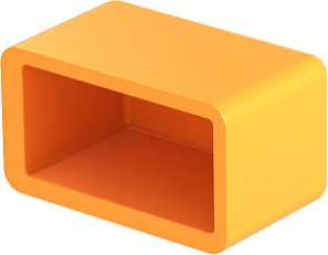 OBO CM3518 SK Ochranný kryt 38,6x21,6x16 oranžová Polyetylén PE